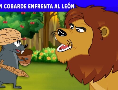 El Ratón Cobarde enfrenta al León 🐭🦁 | Cuentos infantiles para dormir en Español