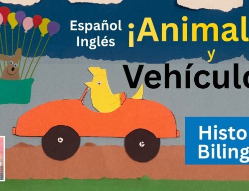 ¡Animales y Vehículos! Cuento Bilingüe en español e inglés | Para niños de 3 a 8 años