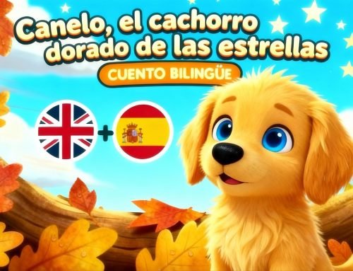 Canelo El Perrito Dorado de las Estrellas | Cuento Bilingüe Ingles Español