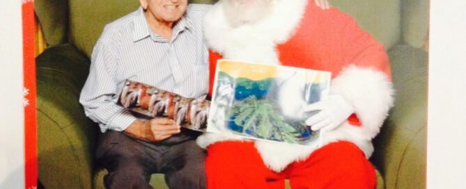 mi fot o con santa claus cuendo le regale cuentos cortos infantiles